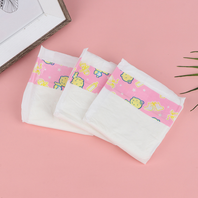 Cloth Diaper Insert - กางเกงผ้าอ้อม3ชิ้นสำหรับใส่เป็นของขวัญสำหรับตุ๊กตาอุปกรณ์เสริมสำหรับเด็กทารก DIY เด็กของเล่น