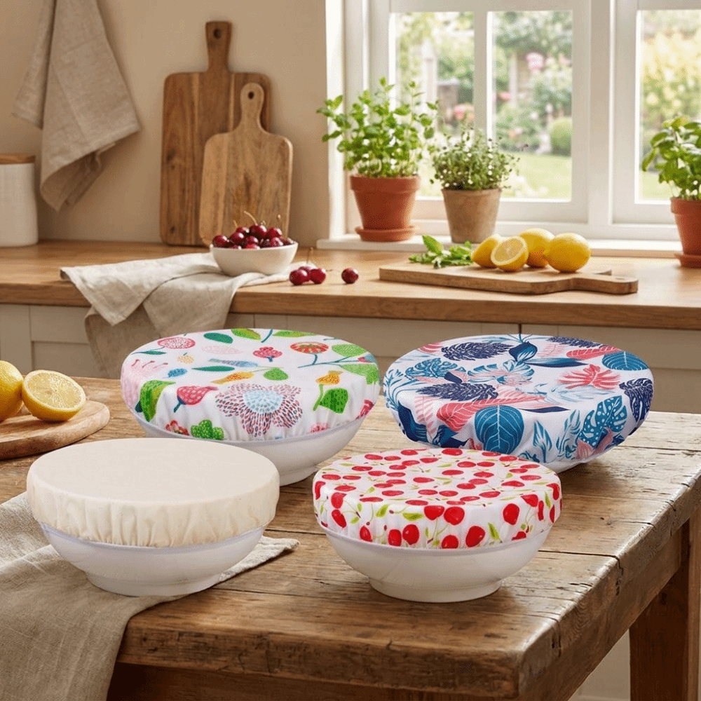 ผ้าคลุมชามกันฝุ่นทำจากขี้ผึ้ง  - Beeswax Food Cover บทวิจารณ์และราคา
