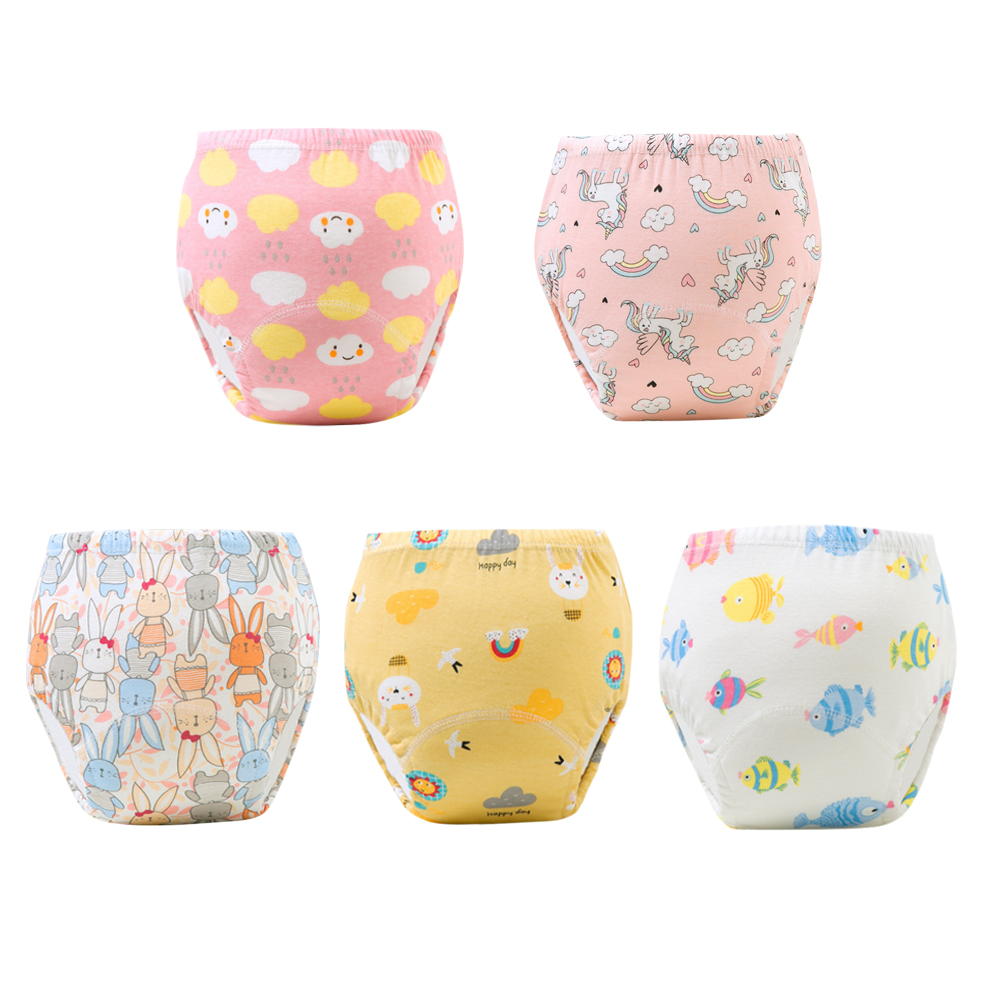 กางเกงฝึกการขับถ่ายเด็ก 5 ชิ้น - Cloth Diaper Insert บทวิจารณ์และราคา