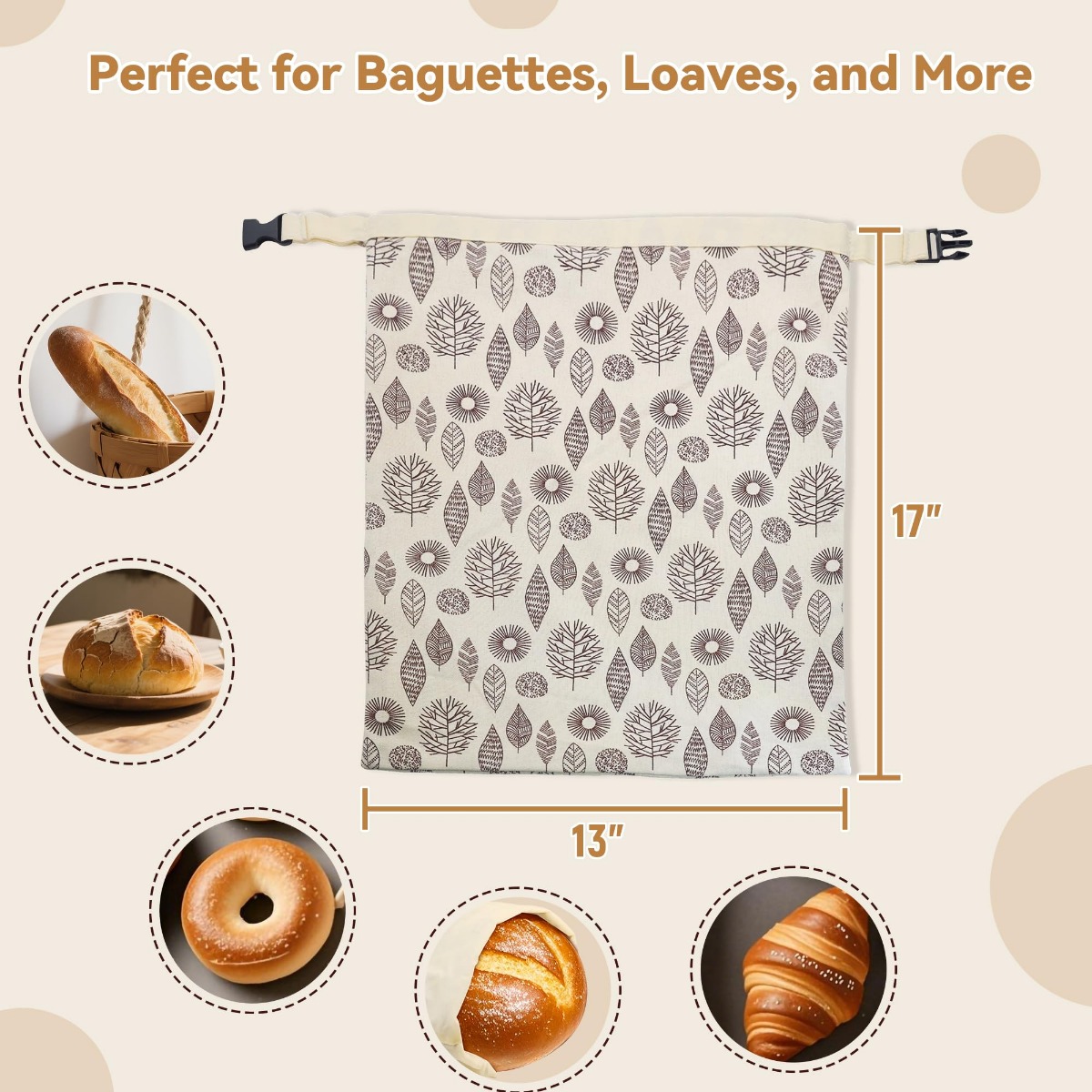 ถุงใส่ขนมปังทำจากขี้ผึ้งธรรมชา - Beeswax Food Cover บทวิจารณ์และราคา