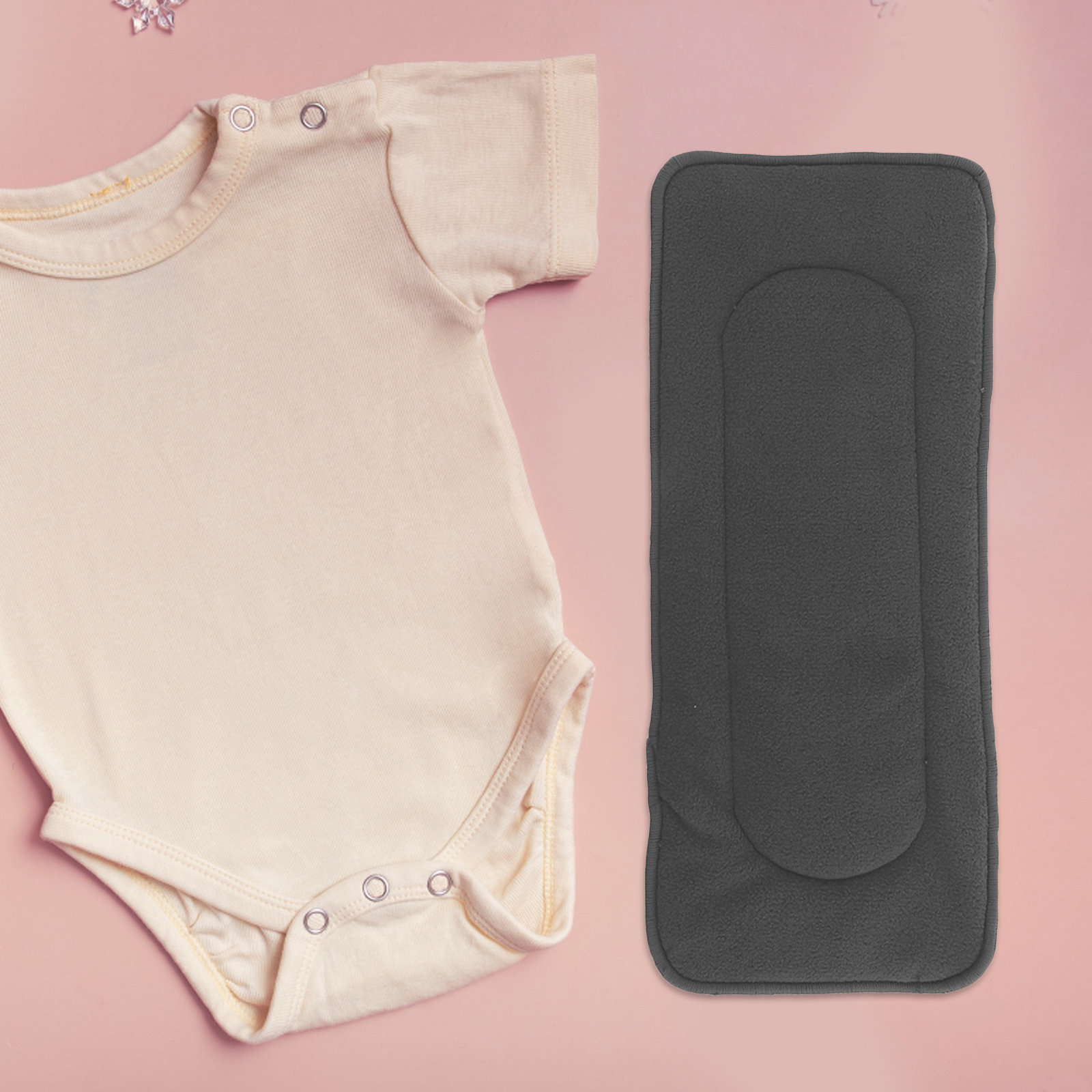 แผ่นซับผ้าอ้อมนาโน 4 ชิ้น ทำจา - Cloth Diaper Insert บทวิจารณ์และราคา