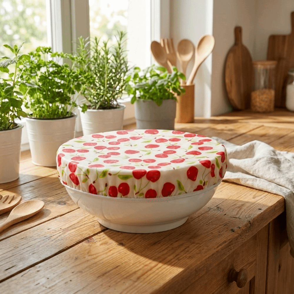 ผ้าคลุมชามกันฝุ่นทำจากขี้ผึ้ง  - Beeswax Food Cover บทวิจารณ์และราคา