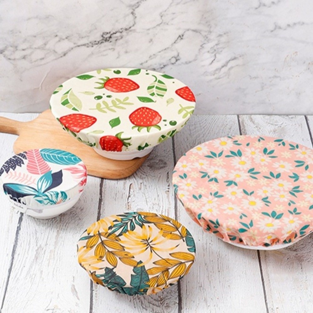 ผ้าคลุมชามกันฝุ่น ผ้าฝ้ายเคลือ - Beeswax Food Cover บทวิจารณ์และราคา