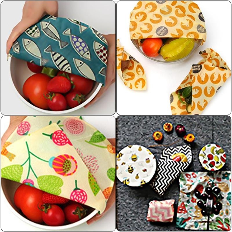 ปฏิบัติความสดรักษาผ้าขี้ผึ้งชุ - Beeswax Food Cover บทวิจารณ์และราคา